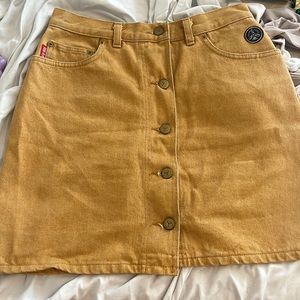 Robe Di Kappa yellow denim skirt